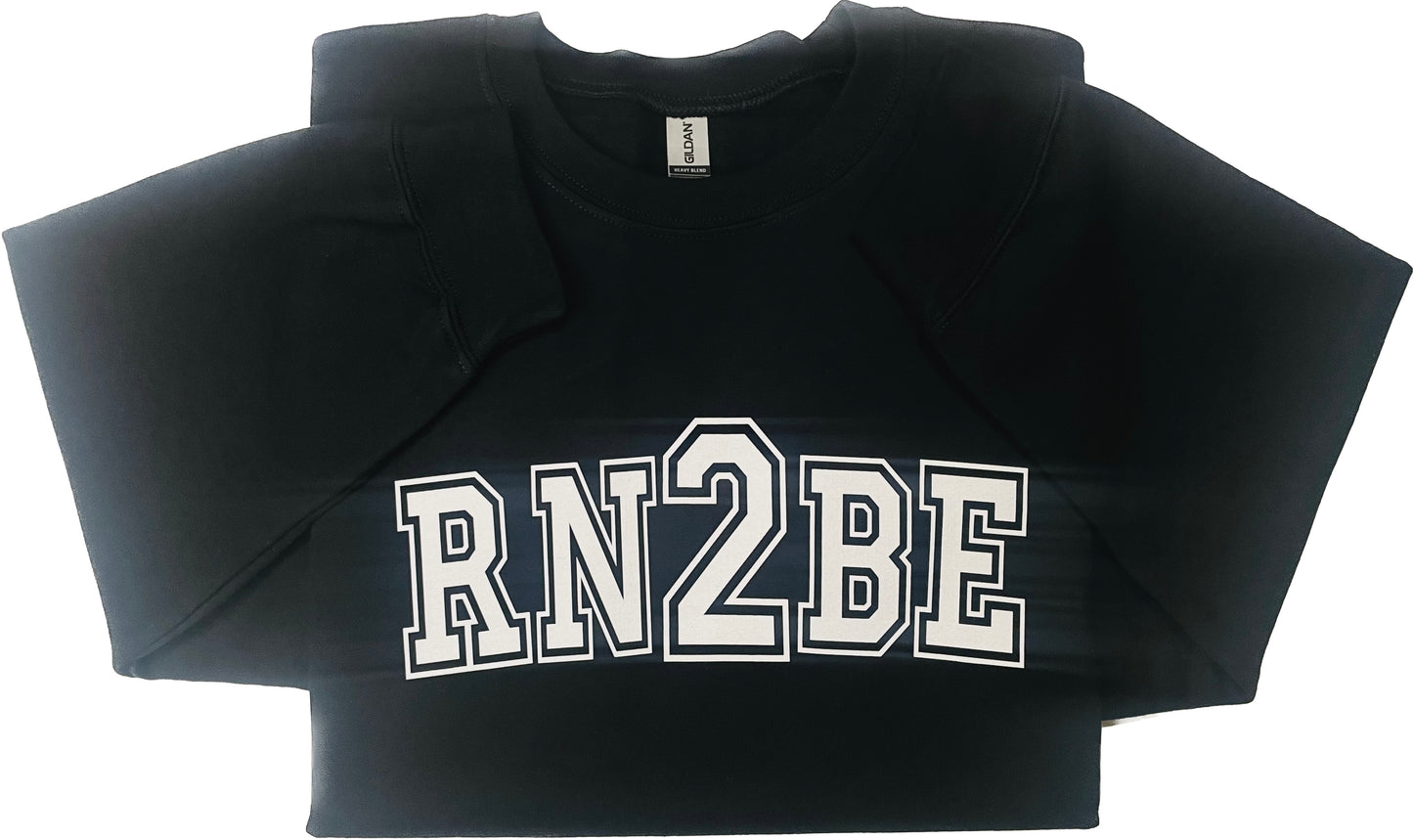 RN2BE Signature Collegiate Sweatshirt-Black